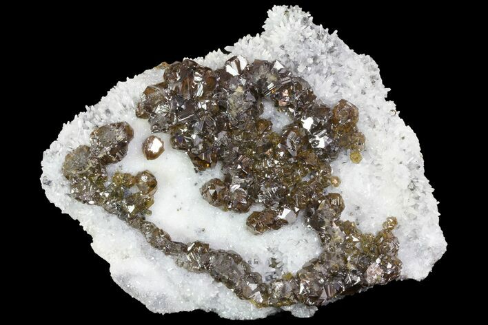 Plate Of Cleiophane (Sphalerite) Crystals - Madan, Bulgaria #79274
